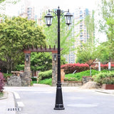 Lights Outdoor 2-Head European Creative Hexagon Streetlight Outdoor Waterproof Patio Landscape Lantern Edison E27 | Lumora