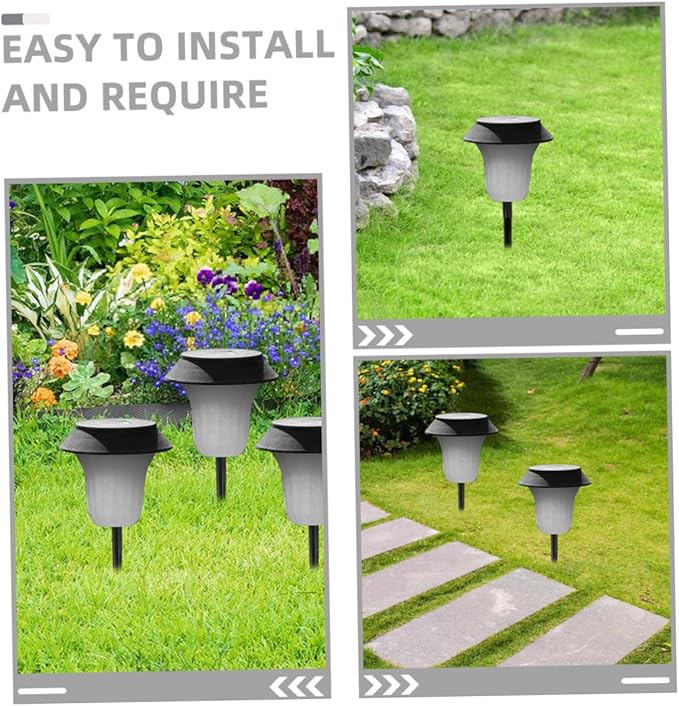24pcs Metal Replacement Stakes for Solar Lights Ground Spikes for Outdoor Garden Landscape Lighting Effortless Setup for Pathway and Patio Lamps