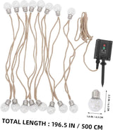 jojofuny Solar Led String Lights Outdoor Garden Decor Party Lights for Christmas Wedding Home Patio String Decor | Lumora