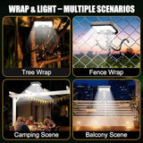 Solar Lights,Outdoor Solar Motion-Activated Light with Flexible Octopus Tripod 360° Can be Wrapped Around Tree | Lumora
