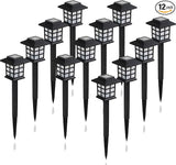 Solar Outdoor Lights,12 Pack LED Light Outdoor Waterproof, Solar Walkway Lights Maintain 8 Hours of Lighting for | Lumora