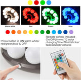 LUXSWAY Patio Umbrella Lights Battery Operated,12 Color Changing Outdoor Umbrella Light for Pole with Remote,48 | Lumora