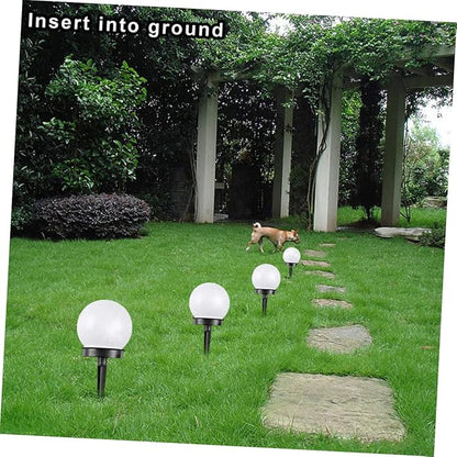 Outdoor Solar Globe Lights Ball Lamp for Garden Led Solar Pathway Lights Weatherproof Easy Installation