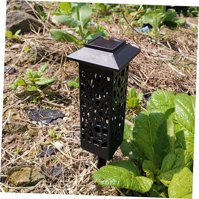 LIFKOME 6pcs Solar Garden Lights Stakes Landscape Lights Ground Easy Installation for Patio Garden Event Decor