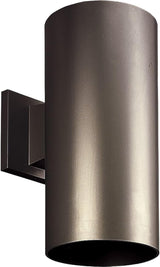 Progress Lighting 6-Inch Cylinder Outdoor Wall Sconce, 1-Light Modern Wall Mount Light, Interior and Exterior | Lumora