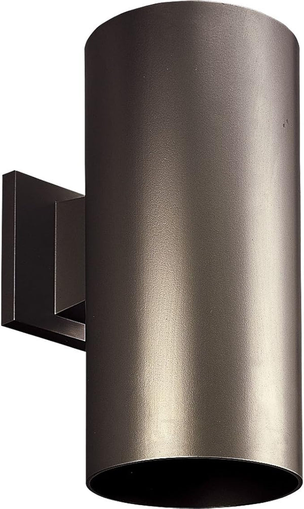 Progress Lighting 6-Inch Cylinder Outdoor Wall Sconce, 1-Light Modern Wall Mount Light, Interior and Exterior | Lumora
