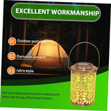 LIFKOME Solar Hollowed Pendant Light Solar Energy Lamp for Outdoor Decor Delicate - Garden Figurine Light | Lumora