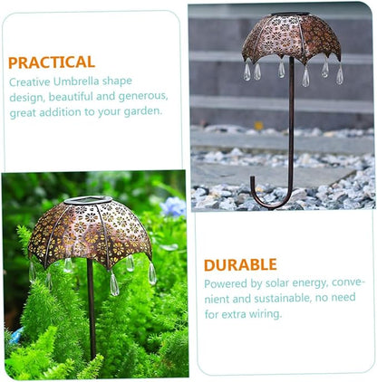 Led Solar Light Umbrella Design Garden Landscape Lamp Solar Pathway Light Rainproof Outdoor