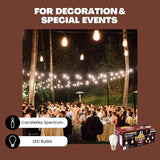 Norb NorbSTRING 2W AC LED Replacement Bulbs for Plug-in String Lights - Warm Candlelight Glow, E26 Standard Base | Lumora