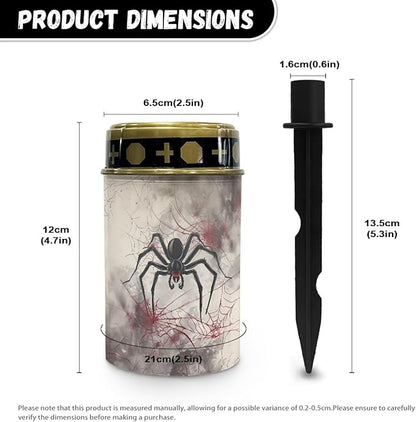 Spider Solar Garden Light Outdoor Waterproof Solar Garden Light Solar Lights for Outside Yard Path Walkway Driveway Solar Garden Lights Yard Pathway