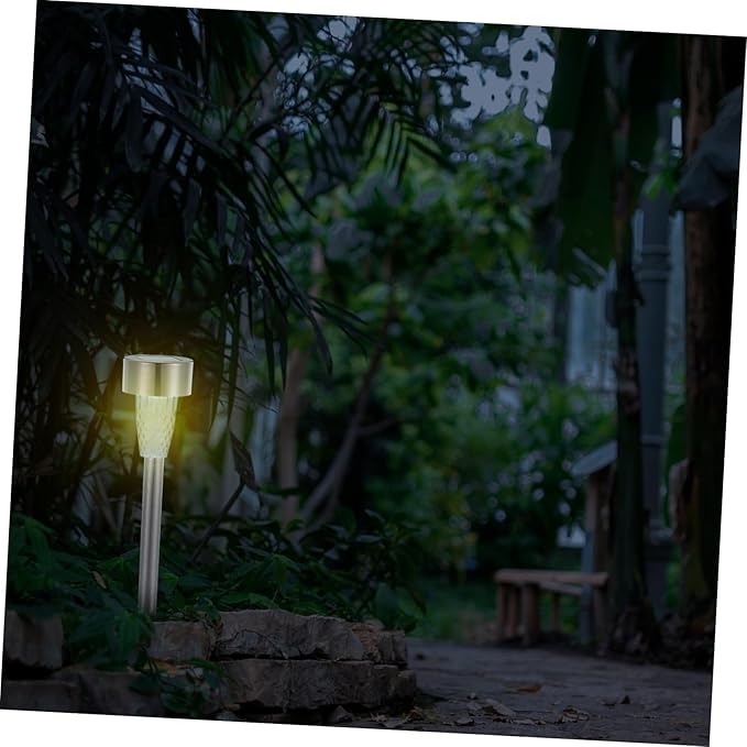Solar Stake Lamp for Outdoor Garden Waterproof LED Courtyard Light Ground Stake Solar Yard Lights for Pathway and Lawn Decoration