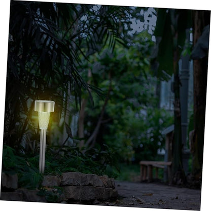 Solar Stake Lamp for Outdoor Garden Waterproof LED Courtyard Light Ground Stake Solar Yard Lights for Pathway and Lawn Decoration