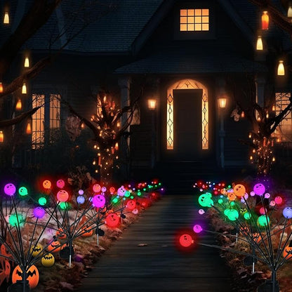 Solar Garden Lights Outdoor, 20 Led Swaying Colorful Decoration Lights, 2 Modes Waterproof Decor Lights for Garden Pathway Yard Patio(2 Pc)