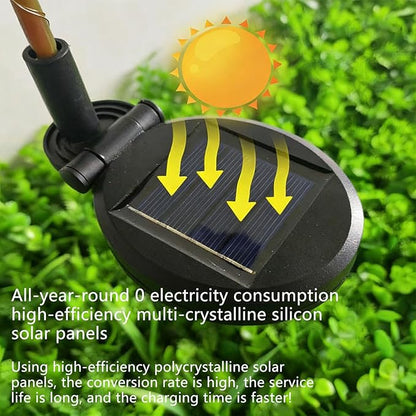 Solar Easter Egg Lights, Colorful Garden Swaying Firefly Light Outdoor Easter Lights Waterproof Solar Stake Light for Pathway Landscape Lawn Yard Porch Patio Spring Easter Decoration (L)