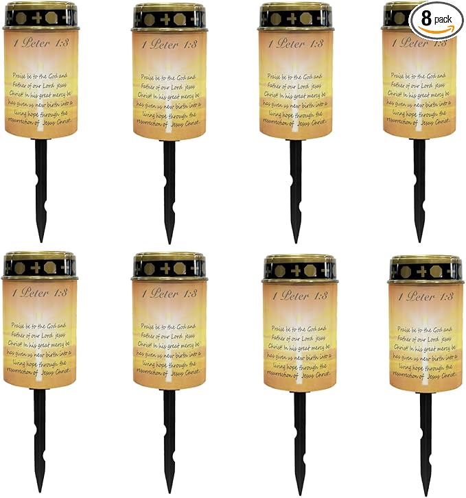 Solar Cross Lights Outdoor Stake Yard Lights Pathway Lights Solar Powered Festival Decoration Outside Landscape Lighting Solar Garden Lights,Wall Light Auto On & Off