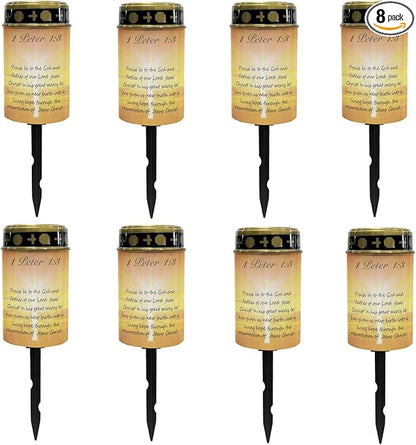 Solar Cross Lights Outdoor Stake Yard Lights Pathway Lights Solar Powered Festival Decoration Outside Landscape Lighting Solar Garden Lights,Wall Light Auto On & Off