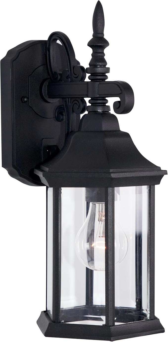 DESIGNERS FOUNTAIN Devonshire Outdoor Light Fixture, 14 Inch Exterior Wall Lantern Sconce for Front Door, Patio and | Lumora