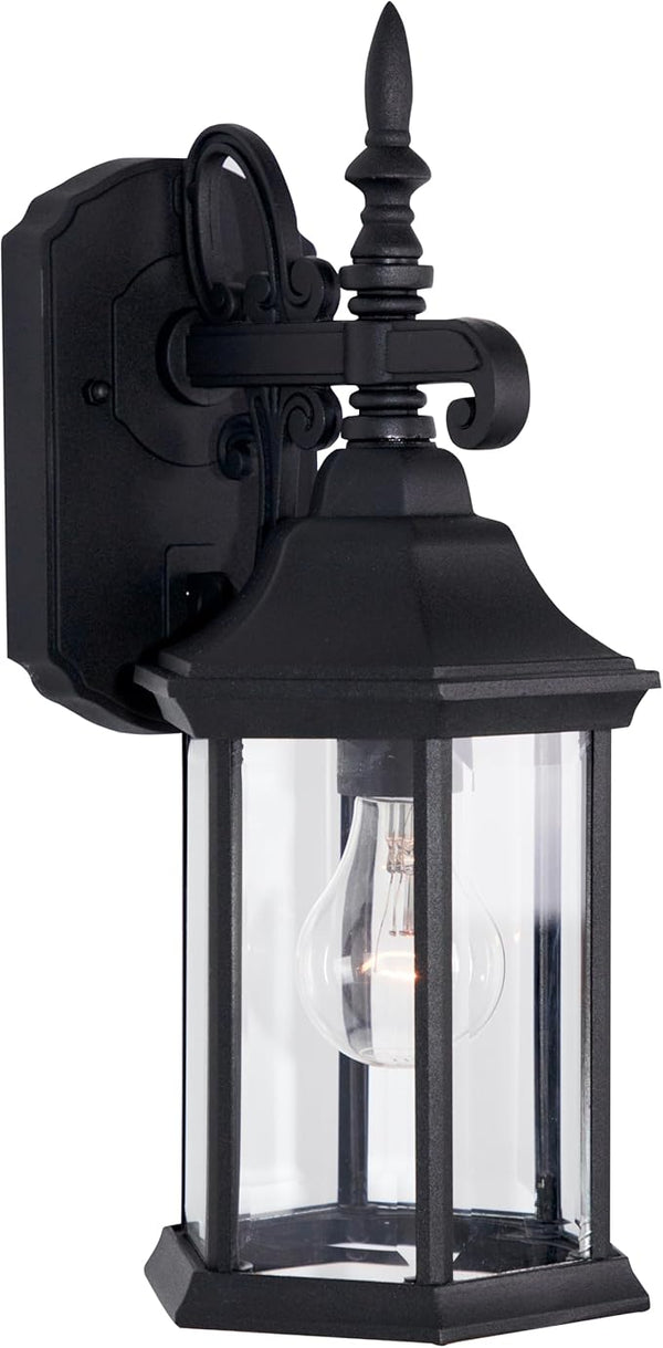 DESIGNERS FOUNTAIN Devonshire Outdoor Light Fixture, 14 Inch Exterior Wall Lantern Sconce for Front Door, Patio and | Lumora
