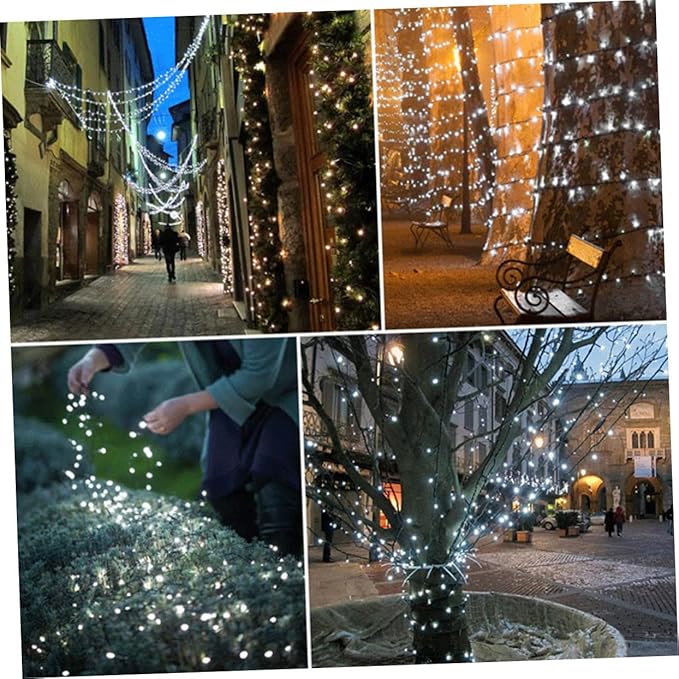 Uonlytech Solar LED String Lights Outdoor Warm White Decorative Lamps for Garden Lawn Patio Xmas Wedding Party | Lumora