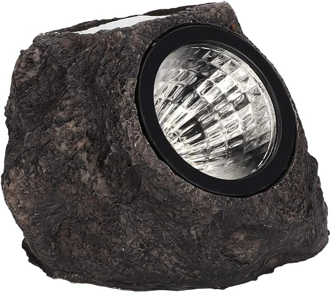 Outdoor Solar Rock Lights, LED Waterproof Solar Power Light, Imitation Stone Garden Lamp for Way, Walkway, Yard