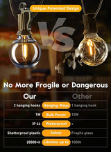 Brightown Led String Lights Outdoor 38Ft(28+10) with Remote Hooks and Clips, Patio String Lights for Outside with | Lumora