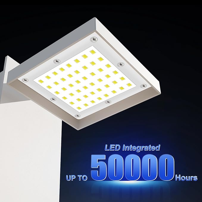Outdoor Wall Sconce Light Exterior IP54 Waterproof LED Wall Light Fixture White Porch Light Outdoor Wall Mount Lamp | Lumora