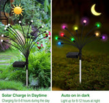 Kohlrabi Solar Garden Lights Outdoor, 10 Pack 80 LED Solar Firefly Lights Waterproof, Sway by Wind, Swaying Light | Lumora