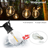 400FT Outdoor String Lights Waterproof/Connectable/Dimmable LED Shatterproof Bulbs,Patio Lights Outdoor Lighting | Lumora