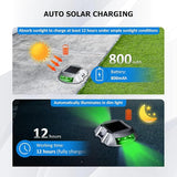 JIGUOOR Solar Deck Lights LED Driveway Lights Solar Powered Dock Light Outdoor IP68 Waterproof Road Markers for | Lumora