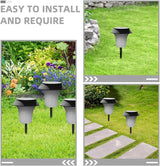 24pcs Metal Solar Light Stakes Replacement Ground Spikes for Outdoor Solar Pathway Lights Weather-Resistant and | Lumora