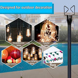 2Pack 8.6FT String Light Poles for Outside Adjustable Light Poles for Outside String Lights for Outside String | Lumora