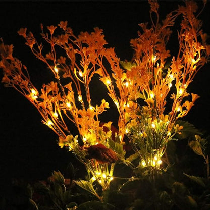MaxDecor Yard Solar Stake Lights Outdoor Decor, Upgraded Powered Solar Flower Lights, Gifts for mom, Garden Solar Pathway Lights for Porch, Backyard, Gifts Decor- 2Pack