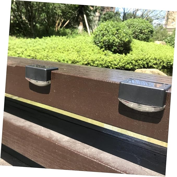 4pcs Solar Pathway Lights Led Stair Lamps Outdoor Lights for Garden Patio Walkway Stairs