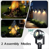 HISTAR Low Voltage Landscape Lighting with Bluetooth App Control & Remote, Outdoor Spot Lights for Fence Tree | Lumora