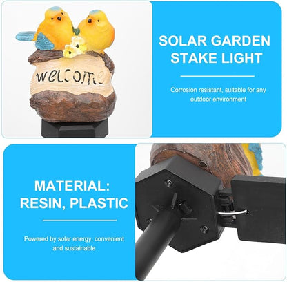 DOITOOL Outdoor Solar Stake Lights Animal Shape Easy to Install for Garden Decor