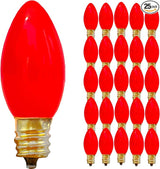 EST. LEE DISPLAY L D 1902 Indoor ＆ Outdoor String Light C9 Ceramic Christmas Steady Replacement Bulbs E17 Socket | Lumora