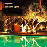 SHOYO Warm White Yard Spot Lights, Outdoor Spotlights 3000K IP65 Wateproof LED Landscape Lights Uplights with Spike | Lumora