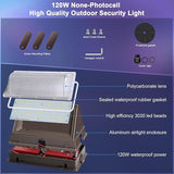 ledmo 120W LED Wall Pack Light Outdoor 6 Pack Exterior Commercial Lighting Fixture Waterproof Wall Mount for | Lumora