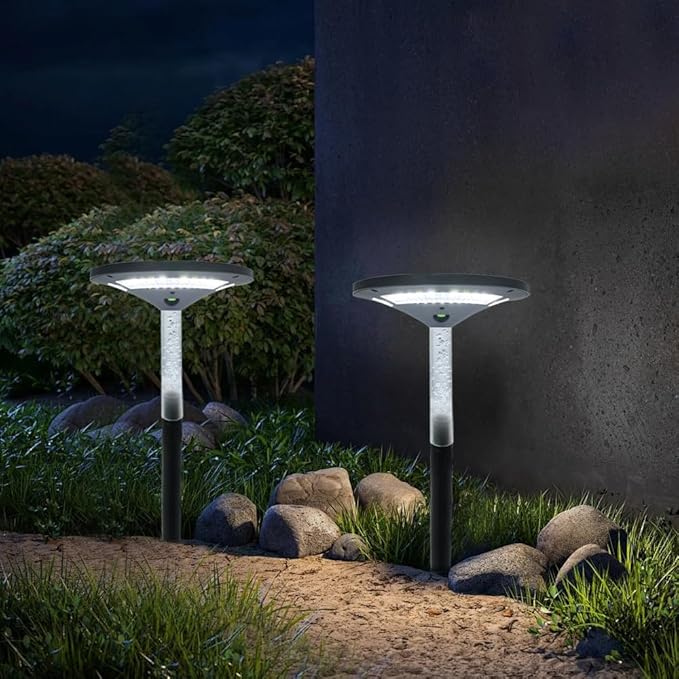 S NMT LED Garden Solar Pathway Lights，Outdoor Motion Sensor Landscape Lights for Garden Lighting, IP65 Waterproof | Lumora