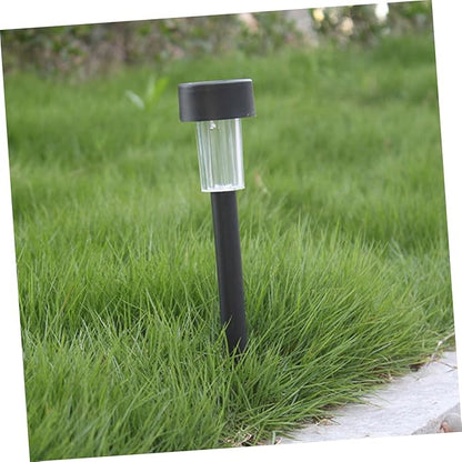 NUOBESTY 10Pcs Solar Powered Landscape Lights LED Garden Lamp for Pathway and Driveway Outdoor Lighting for Patio and Events White Light