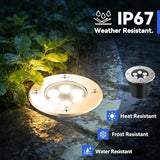 JESLED Low Voltage Landscape Lights, 6W LED Well Lights IP67 Waterproof, 3000K Warm - Outdoor Lighting Accessory | Lumora