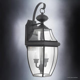 Urban Ambiance Luxury Colonial Outdoor Wall Light, Large Size: 20" H x 10.5" W, with Tudor Style Elements | Lumora