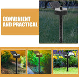 VICASKY 2pcs Solar Garden Pathway Lights Outdoor LED Waterproof Lawn Stake Lamps for Yard and Patio Decorative | Lumora