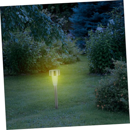 Solar Stake Lamp for Outdoor Garden Waterproof LED Courtyard Light Ground Stake Solar Yard Lights for Pathway and Lawn Decoration