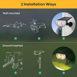 Linkind Solar Lights Outdoor StarRayS, Bright Solar Spot Lights Outdoor, IP67 Waterproof Spotlights for Landscape | Lumora