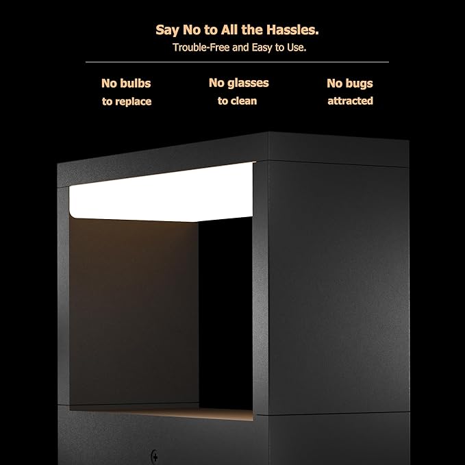 Up Down Outdoor Wall Light LED Wall Sconce Front Porch Light Fixture Black Modern Exterior Light Fixture Aluminum | Lumora