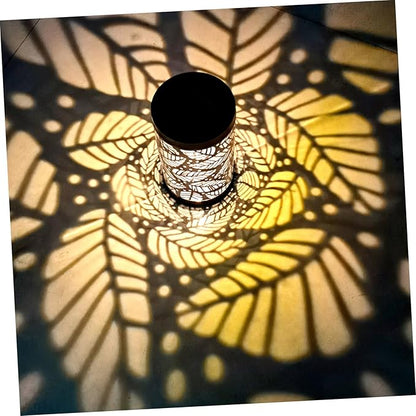 POPETPOP Solar Pathway Light with Hollowed Lampshade Led Outdoor Garden Light for Landscape Decoration Energy-efficient Solar-Powered Illumination for Parks and Courtyards