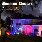 GOODSMANN RGBW Low Voltage LED Spotlights 4PK Color Changing Landscape Lights 12V-15V 12W 650 Lumen Outdoor Spot | Lumora