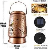 cat Solar Light Outdoor Waterproof Hanging Ornament, Solar Decoration LED Lantern Outdoor Garden Decoration | Lumora