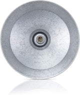 10in. Galvanized Finish Angle Shade Gooseneck Sign Light Fixture With 24in. Long Extension Arm - Wall Sconce | Lumora